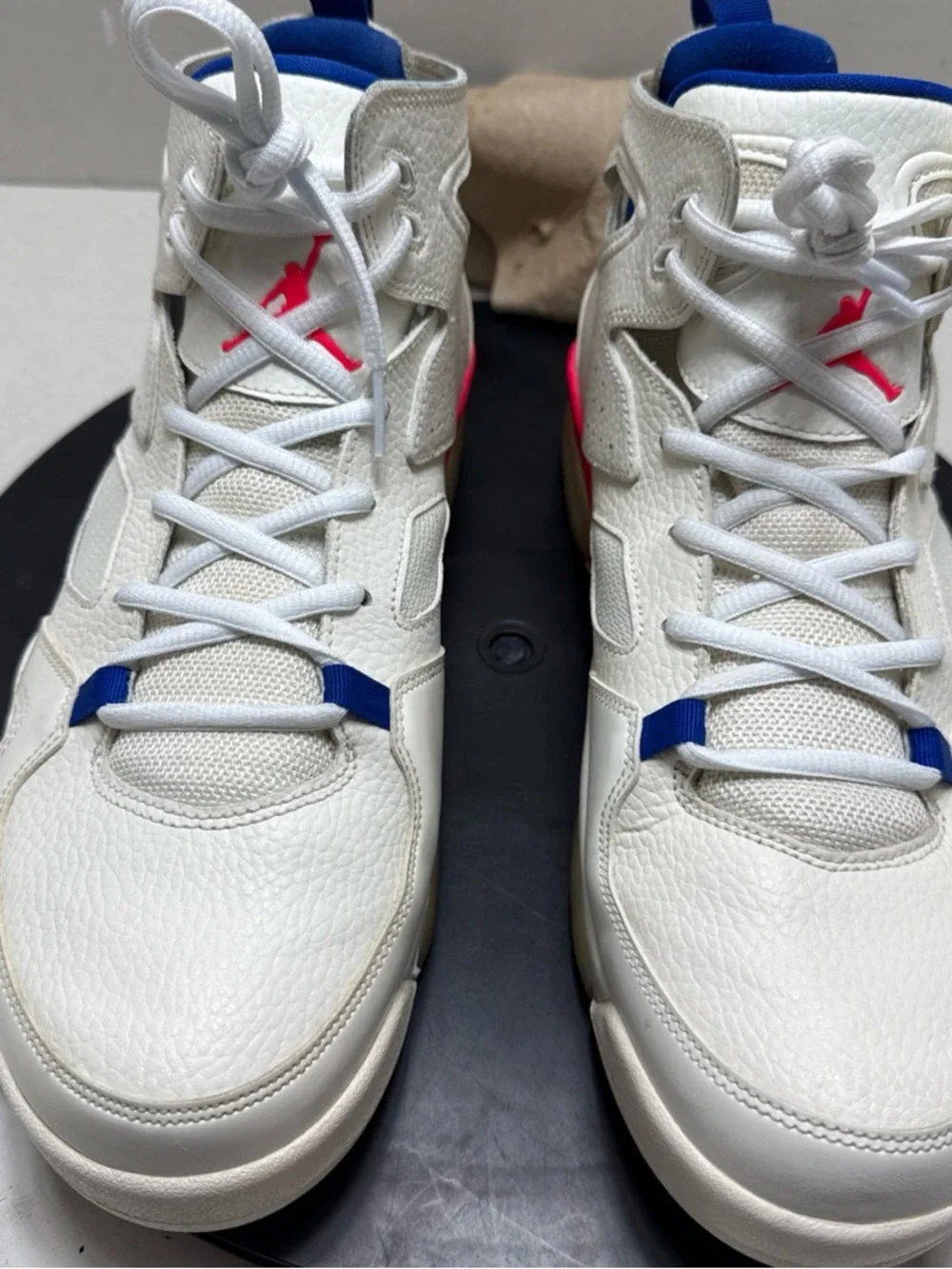 Nike Air Jordan Fight Club 91 555475-125‎ Men’s White/Blue Basketball Sneakers.